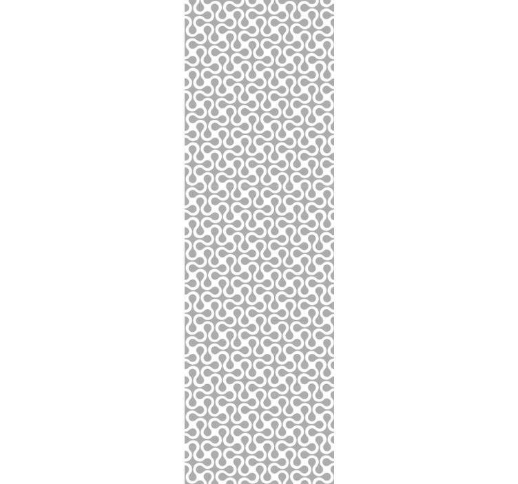 papel de parede cinzento comprimentos de onda geométricos - TenStickers