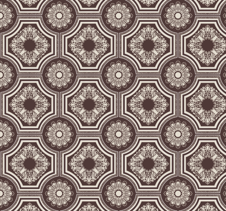 papel de parede ornamental Estética Clássica - TenStickers
