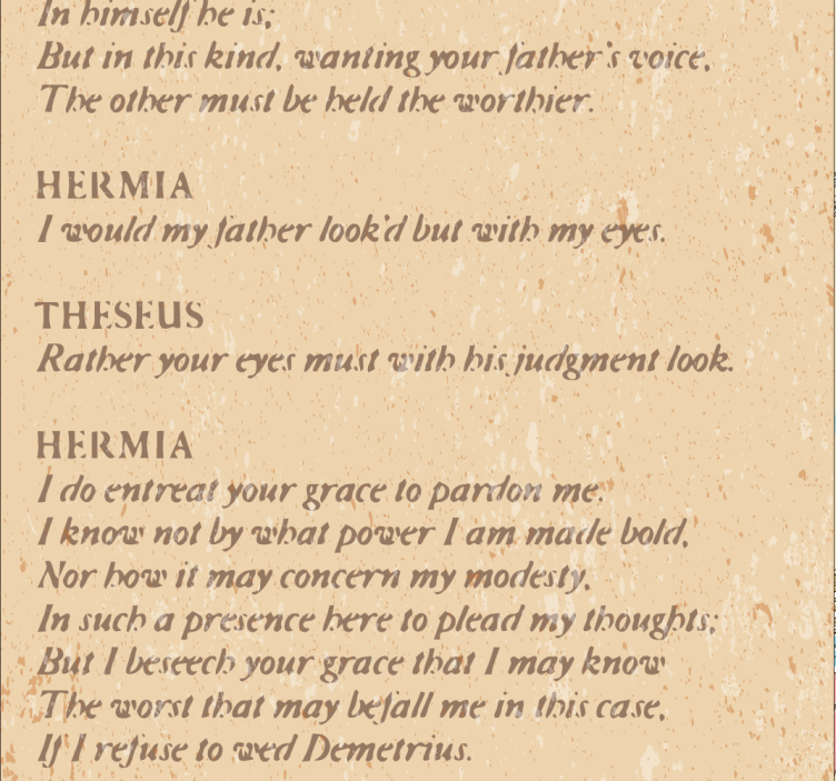 papel de parede Sonho de uma noite de verão I - TenStickers