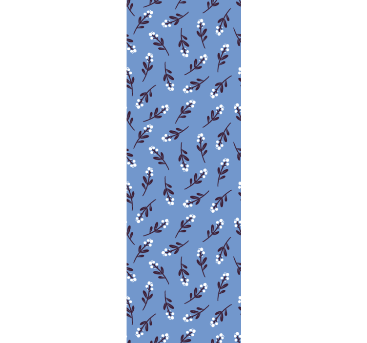 papel de parede flores motivo de ramos florais - TenStickers