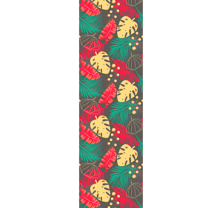 papel de parede selva motivo de monstro tropical - TenStickers