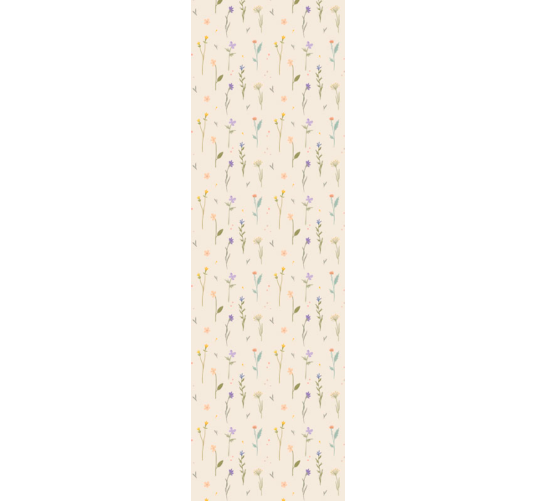 papel de parede flores elegância de flores silvestres - TenStickers