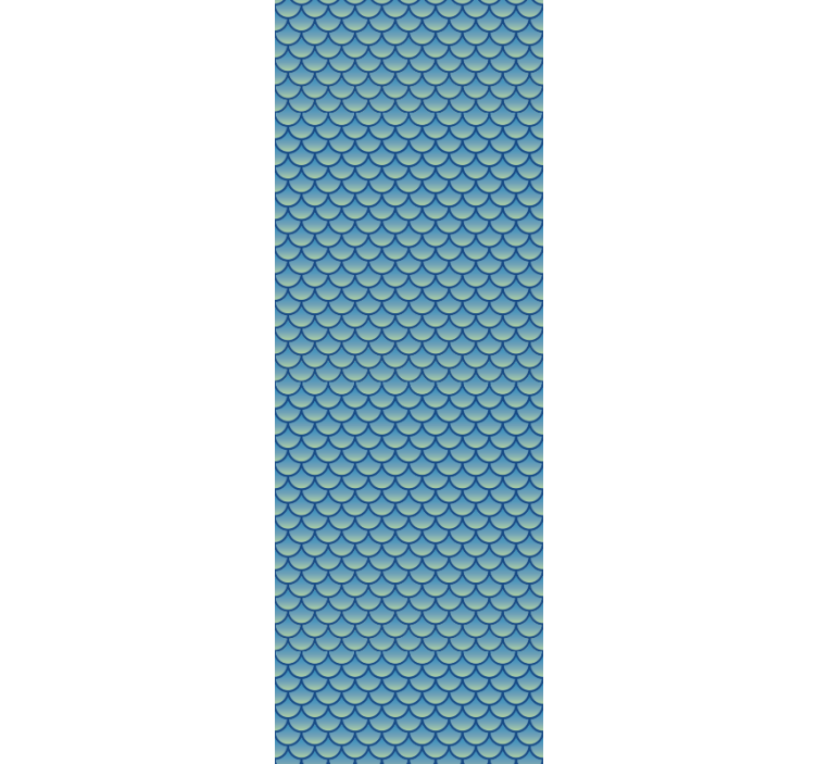 papel de parede formas geométricas padrão de escama de peixe - TenStickers