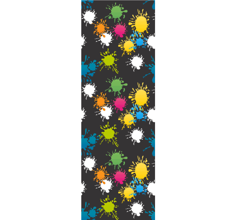 papel de parede artistíco Festa de cor - TenStickers