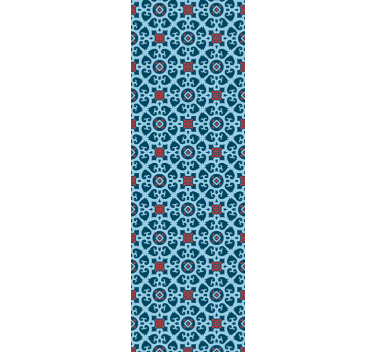 papel de parede floral Estilo floral indiano - TenStickers