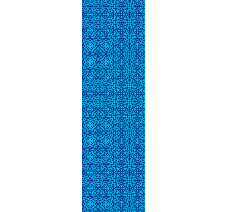 papel de parede floral Floral azul - TenStickers