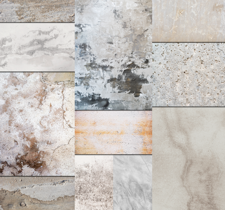 papel de parede pedra azulejos irregulares - TenStickers