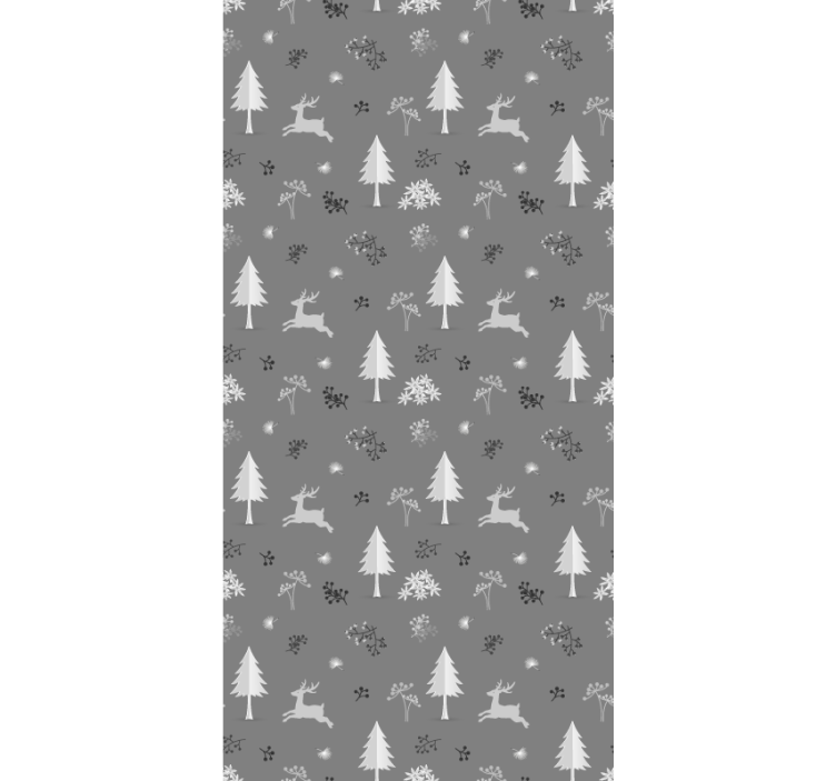 Papel de parede Natal motivo de cenário de inverno - TenStickers