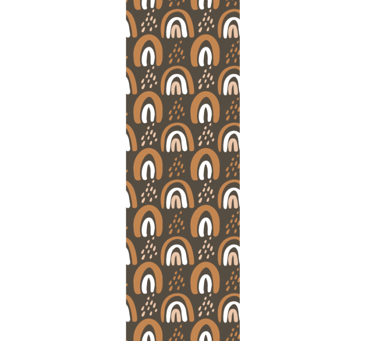 papel de parede formas geométricas motivo de arco geométrico - TenStickers