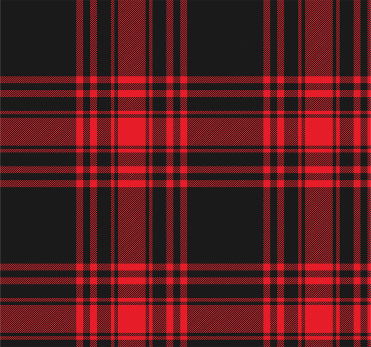 papel de parede para cozinha Padrão xadrez menzies tartan preto v - TenStickers