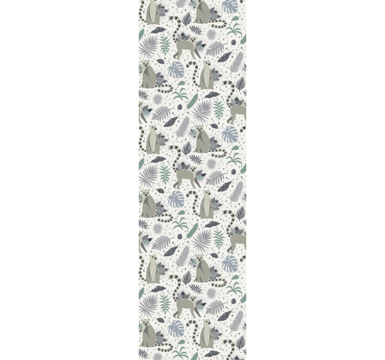 papel de parede animais padrões de animais de safári - TenStickers