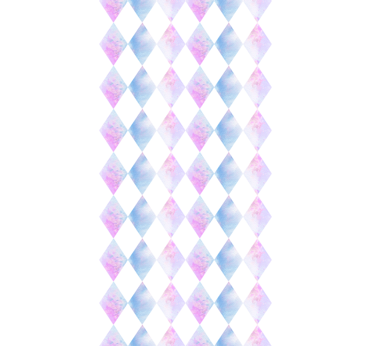 Papel de parede quadrados arlequim geométrico - TenStickers