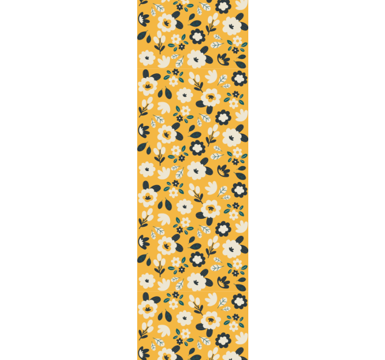 papel de parede flores característica floral do quarto - TenStickers