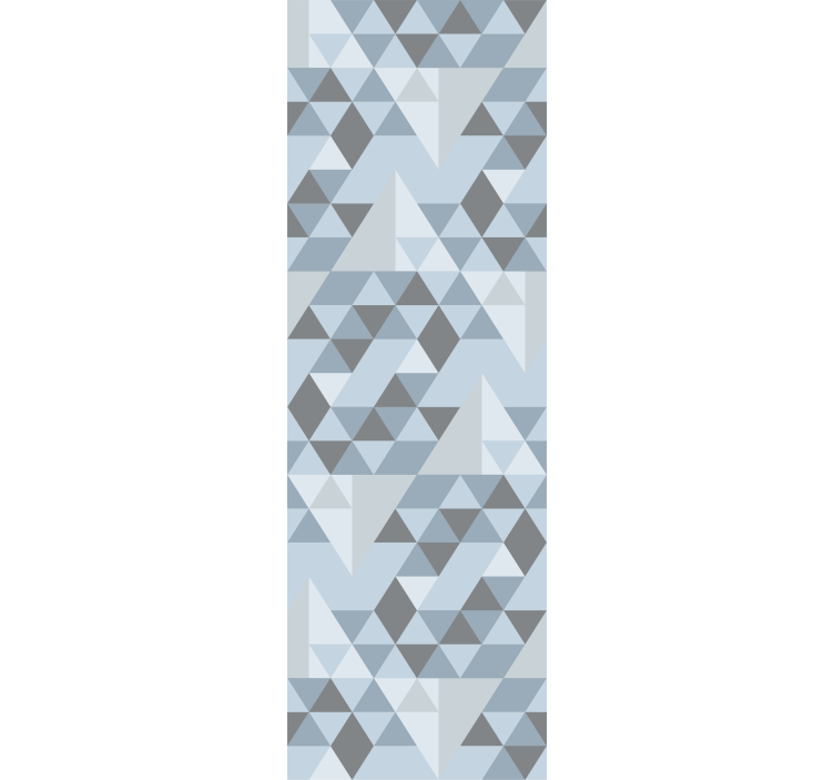 papel de parede para sala Lindo desenho de triângulo - TenStickers