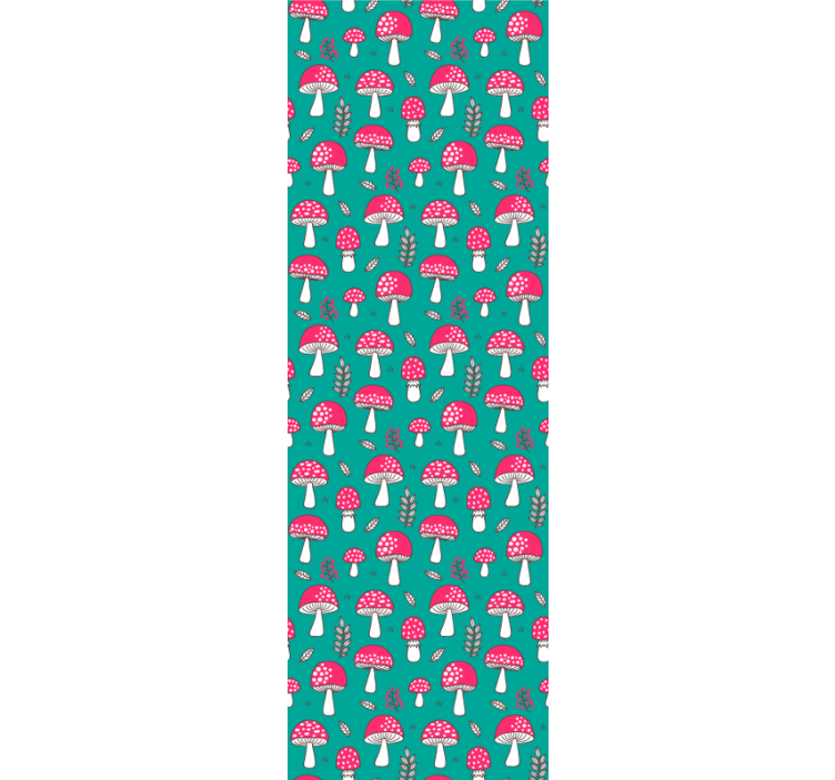 Papel de parede natureza padrão de fungos florestais - TenStickers
