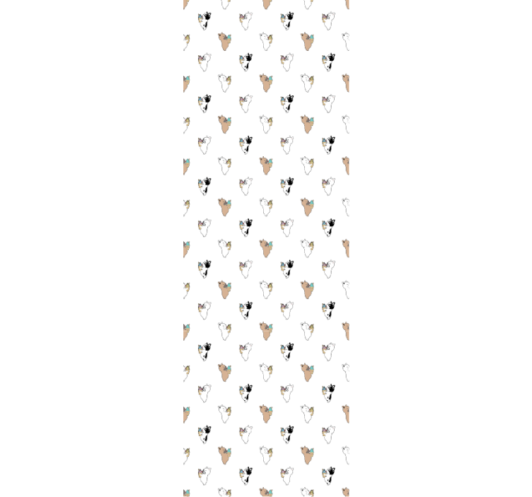 Papel de parede cães silhueta canina - TenStickers