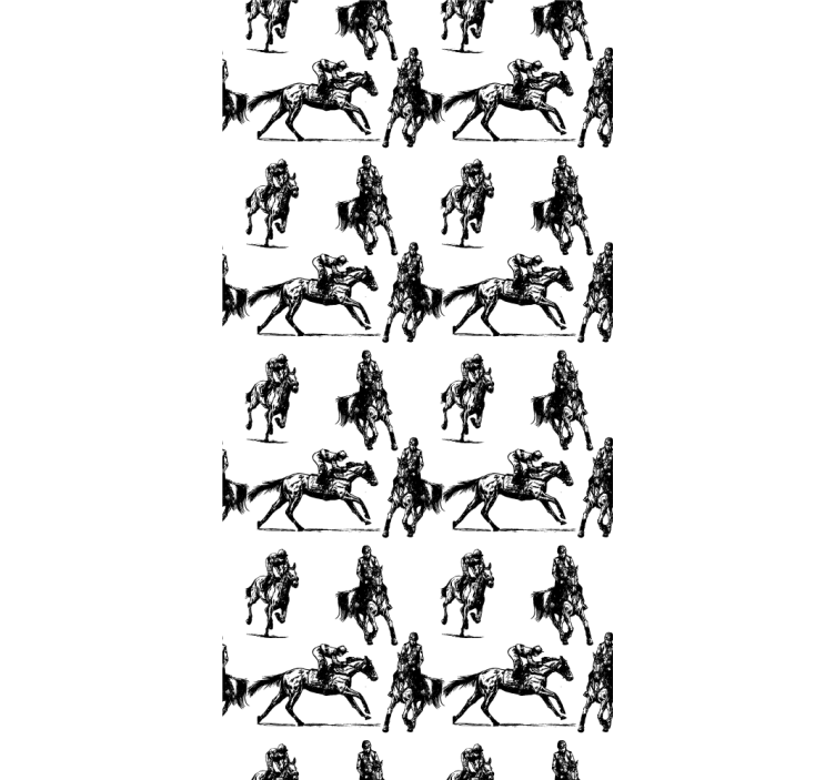 papel de parede animais motivo equestre - TenStickers