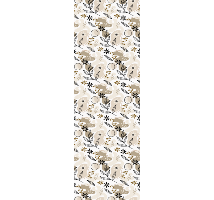 papel de parede animais padrão de fauna botânica - TenStickers