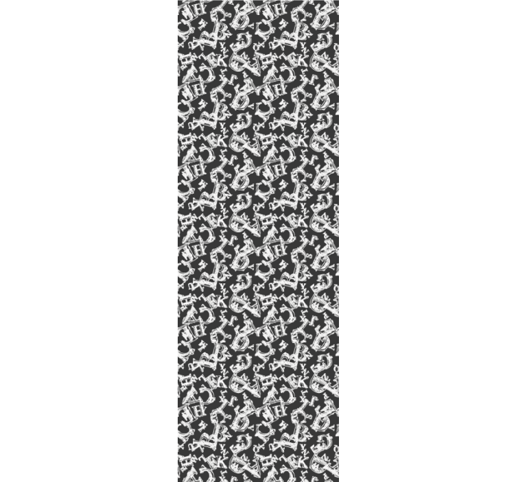 papel de parede ornamental repetições de âncora ornamentadas - TenStickers