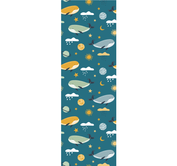 Papel de parede estrelas zepelins celestiais - TenStickers