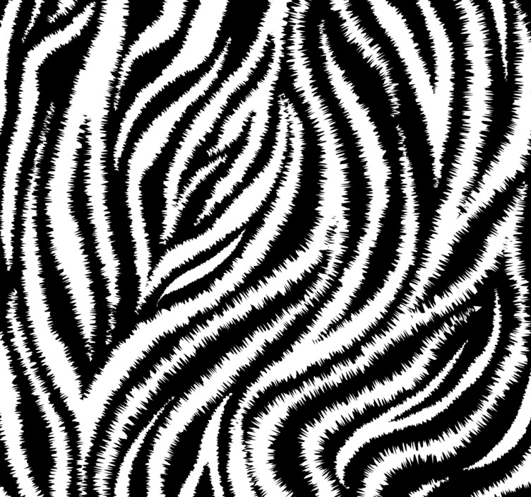 Papel de parede zebra redemoinhos de zebra - TenStickers