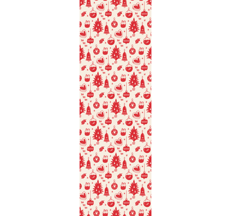 Papel de parede Natal padrões de época festiva - TenStickers