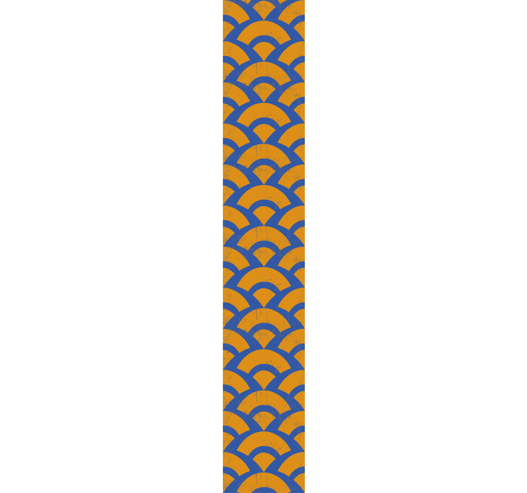 papel de parede formas geométricas padrão de arco geométrico - TenStickers