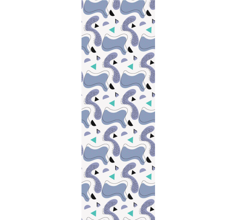 Papel de parede abstracto conjunto de formas abstratas - TenStickers