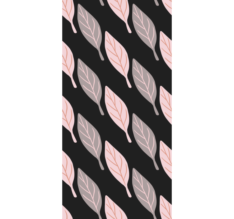 Papel de parede folhas elegante padrão de folhagem - TenStickers