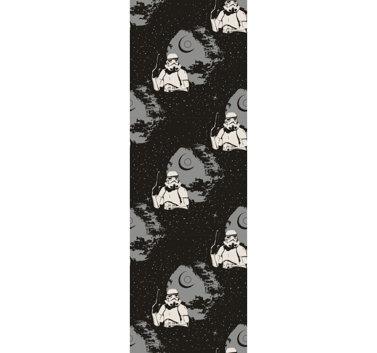 papel de parede artístico tema soldado galáctico - TenStickers