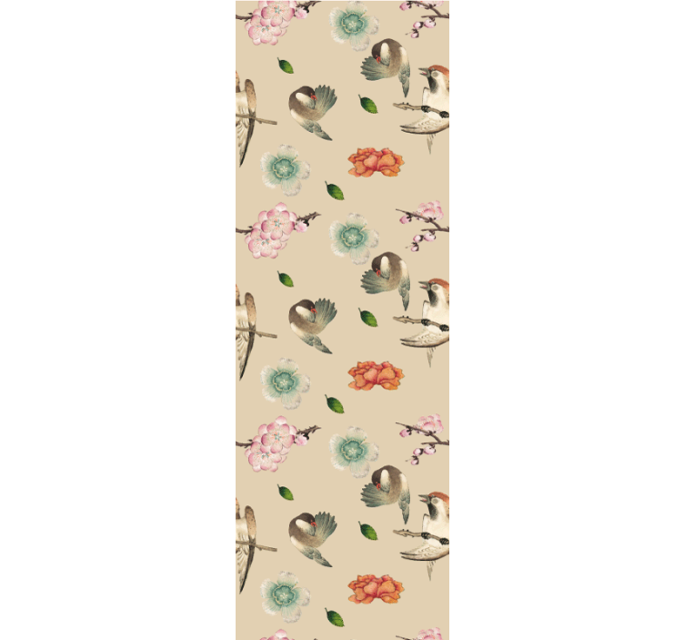 papel de parede entrada Lindo pássaro ovo de pato - TenStickers