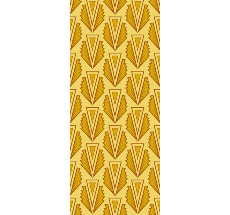 papel de parede formas geométricas padrão chevron elegante - TenStickers