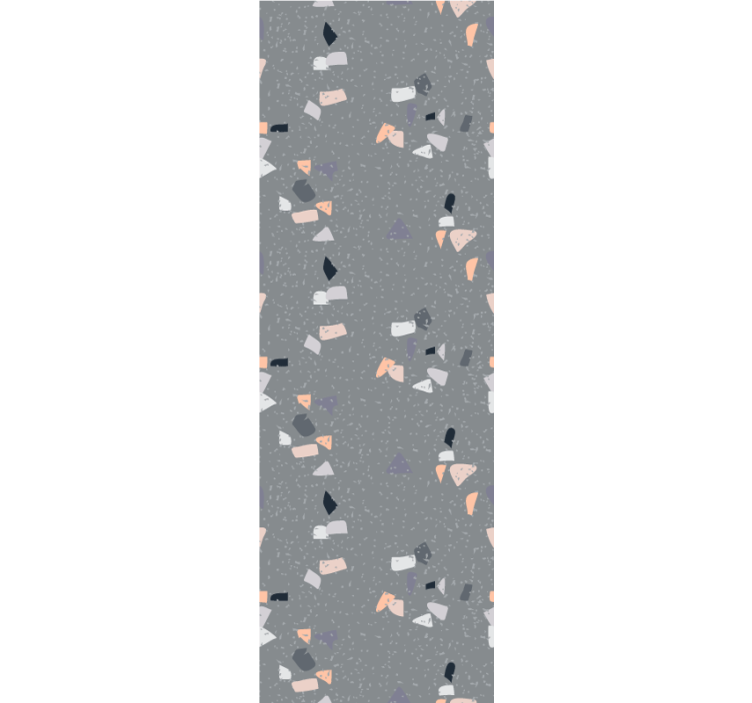 Papel de parede abstracto confete geométrico - TenStickers