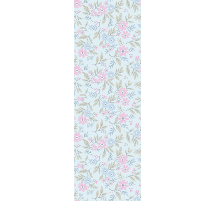 papel de parede quarto de casal flores delicadas - TenStickers