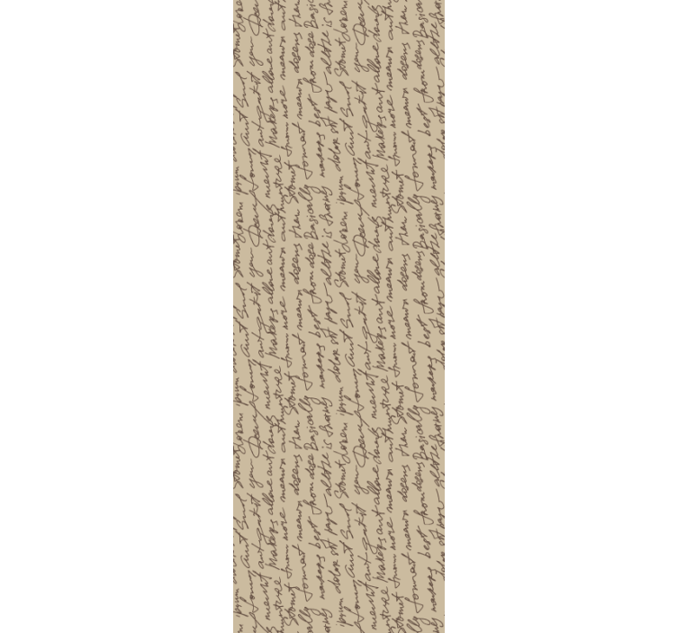 papel de parede letras escrita de roteiro elegante - TenStickers