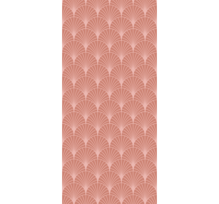 papel de parede outros vintage Padrão de decoração arte rosa ouro - TenStickers