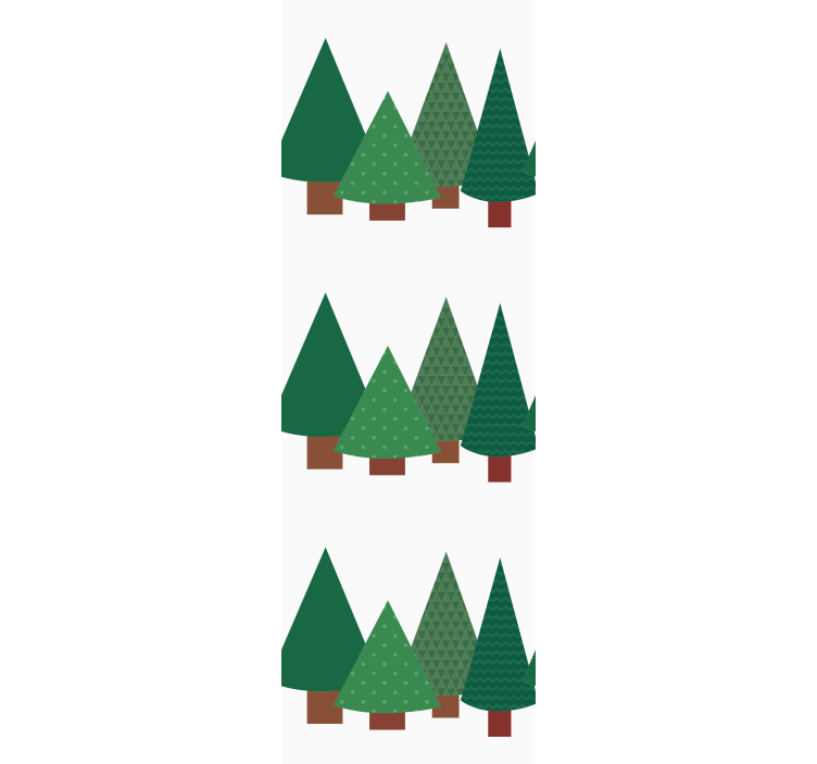 Papel de parede Natal pinha perene - TenStickers