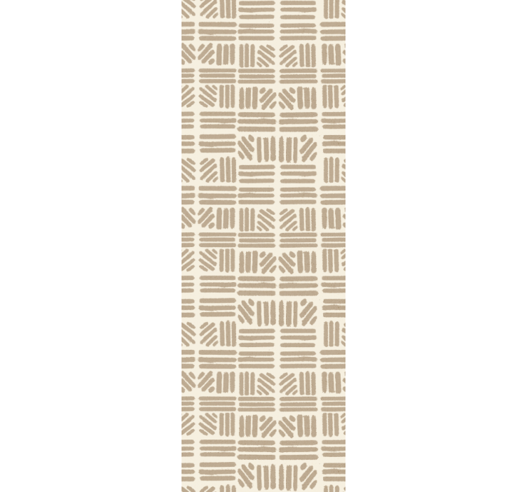 Papel de parede moderno padrões de linhas geométricas - TenStickers