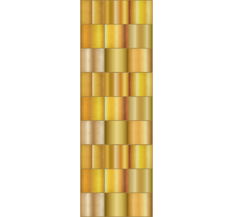 papel de parede texturas e padrões padrão geométrico dourado - TenStickers