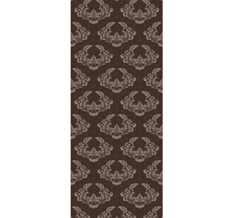 papel de parede barroco padrões florais clássicos - TenStickers