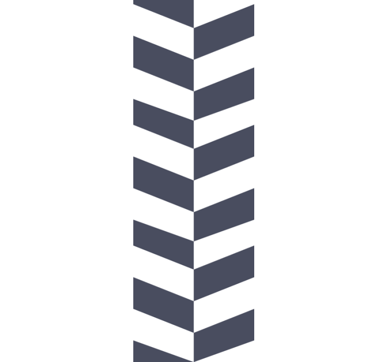 Papel de parede formas geométricas setas em zigue-zague - TenStickers