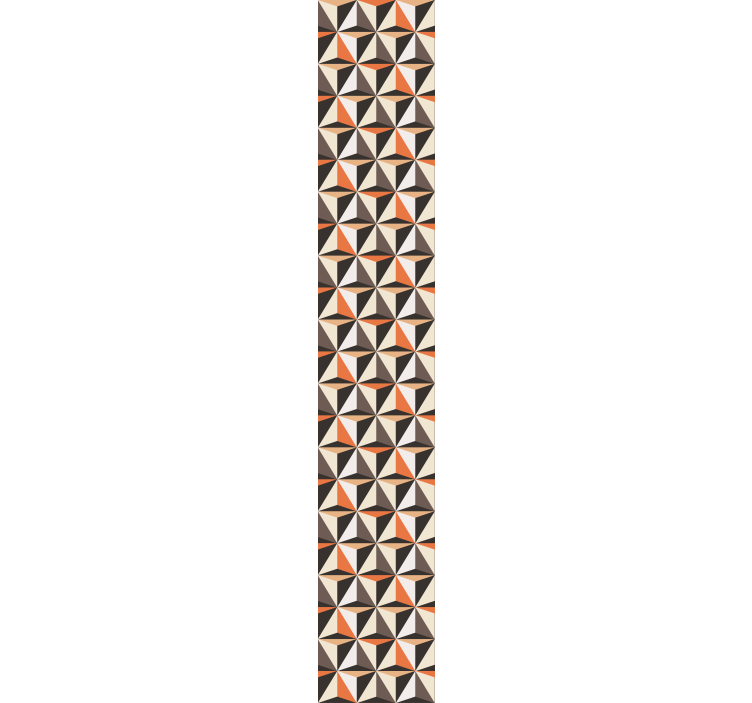 papel de parede para sala arranjo de triângulos geométricos - TenStickers