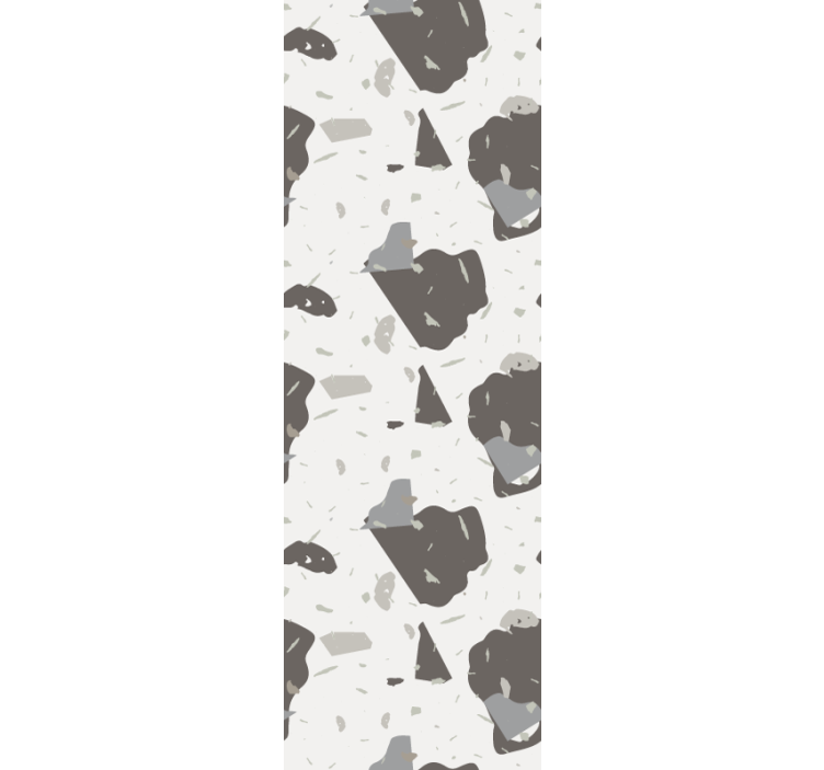 papel de parede texturas e padrões formas cinzas abstratas - TenStickers