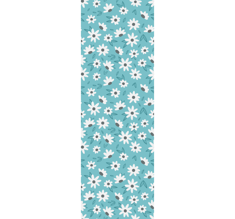 papel de parede floral Flores "vovó chique" - TenStickers