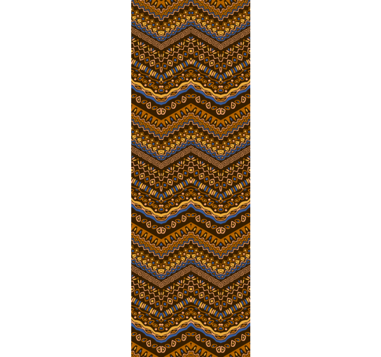 papel de parede abstracto Estilo africano padrão tribal - TenStickers