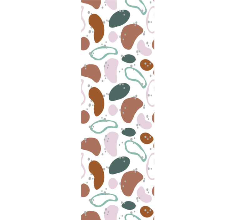 papel de parede abstracto Padrão de forma abstrata irregular - TenStickers