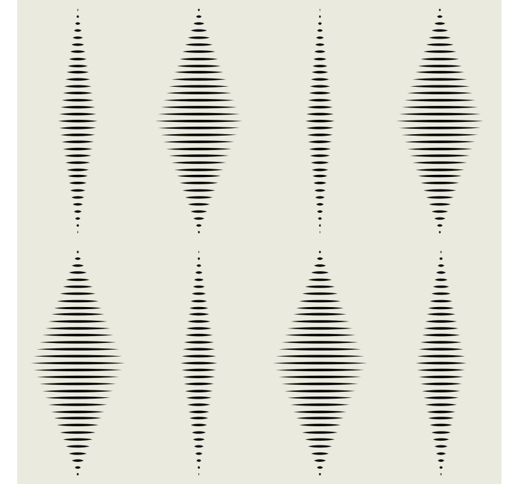 Papel de parede geométrico rabaul ikat - TenStickers