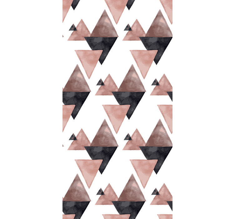 papel de parede texturizado Harmonia Triangular - TenStickers
