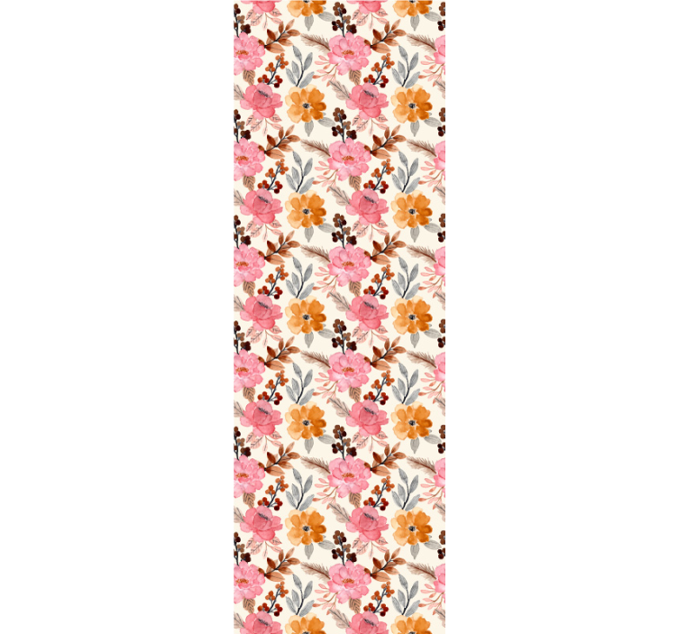 Papel de parede Flores a aquarela - TenStickers
