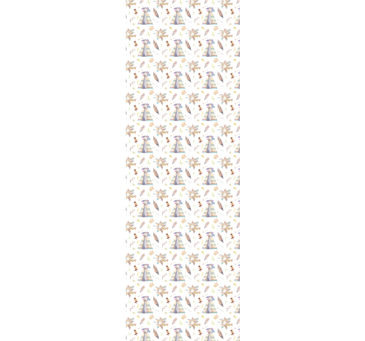 Papel de parede infantil Tipi - TenStickers
